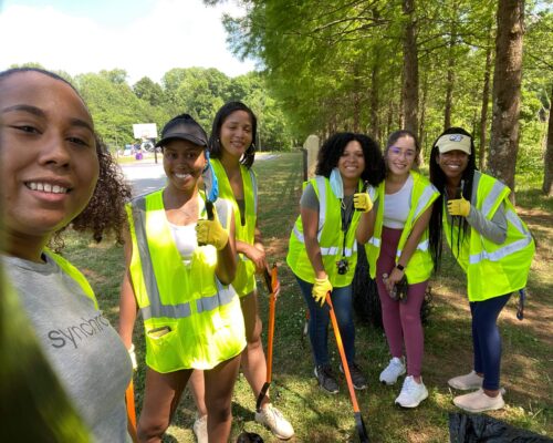 Collecte de déchets à Charlotte (USA, NC)